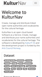 Mobile Screenshot of kulturnav.org